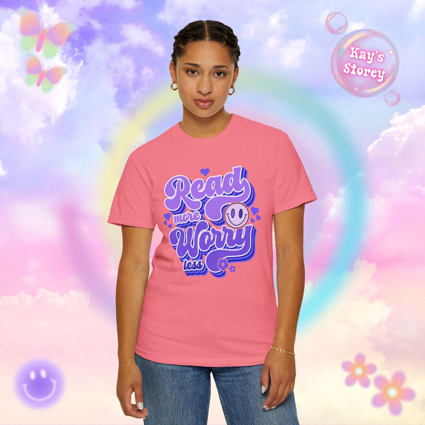 Read More, Worry Less Comfort Colors T-Shirt