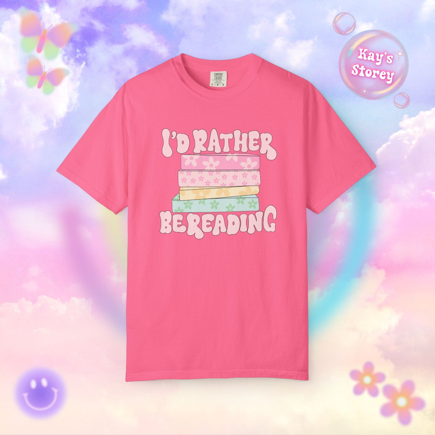 I'd Rather Be Reading Comfort Colors T-Shirt