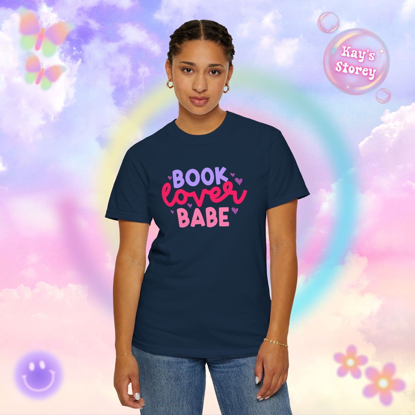 Book Lover Babe Comfort Colors T-Shirt
