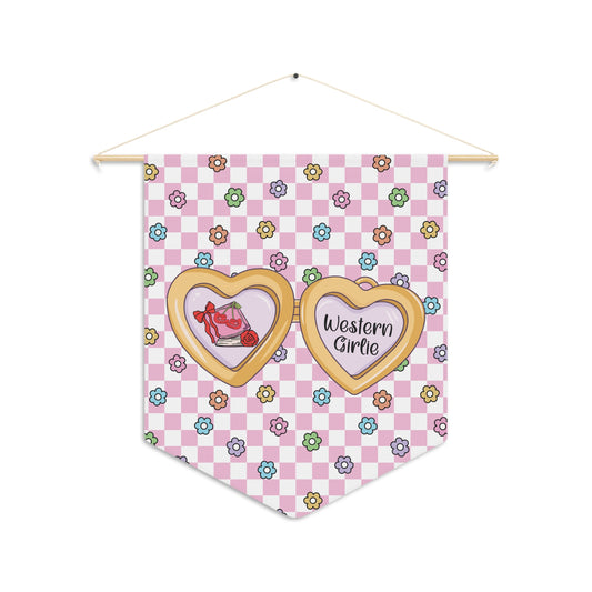Pink Western Girlie Pennant