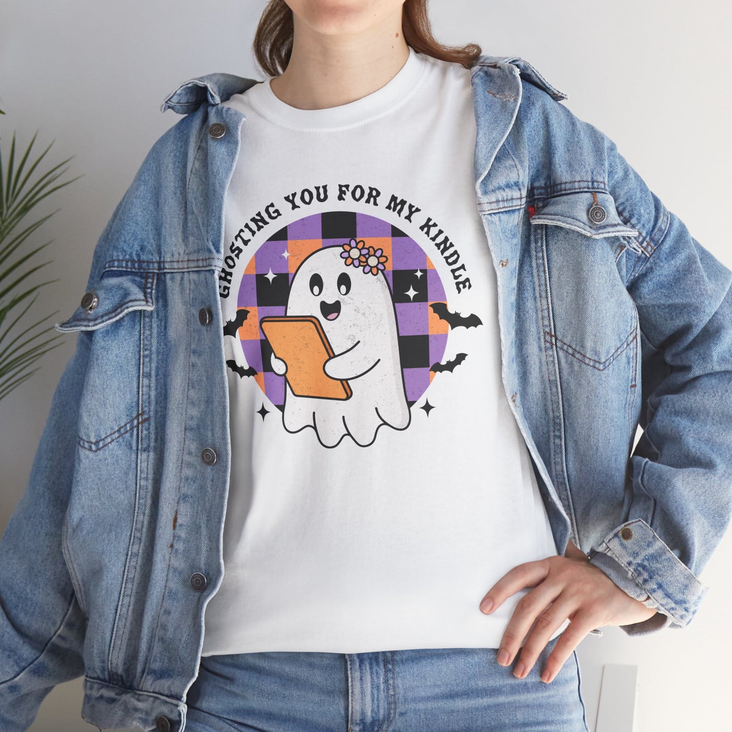 Ghosting You for my Kindle Halloween Tee - Bookish Gift