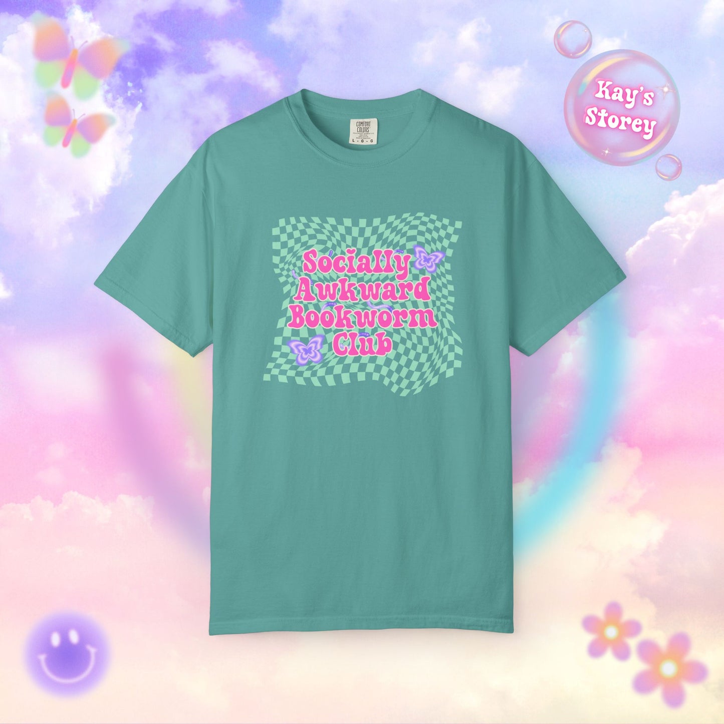 Socially Awkward Bookworm Club Comfort Colors T-Shirt