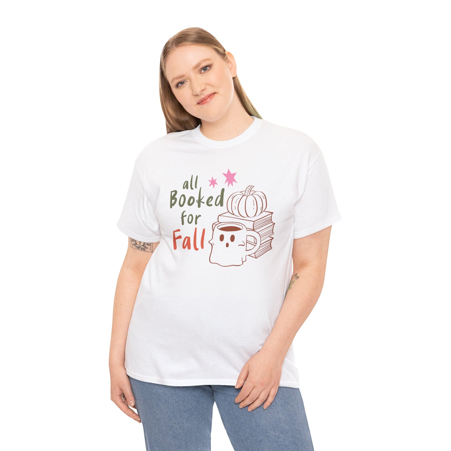 All Booked For Fall Tee - Bookish Gift