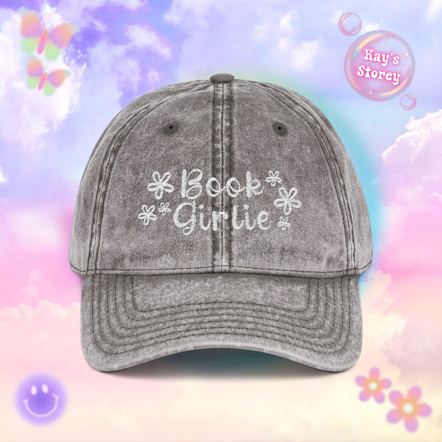 Bookish Girlie Vintage Cap