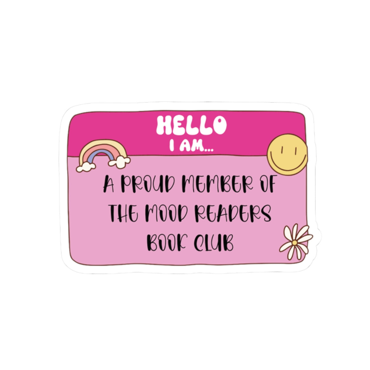 Mood Readers Book Club Sticker