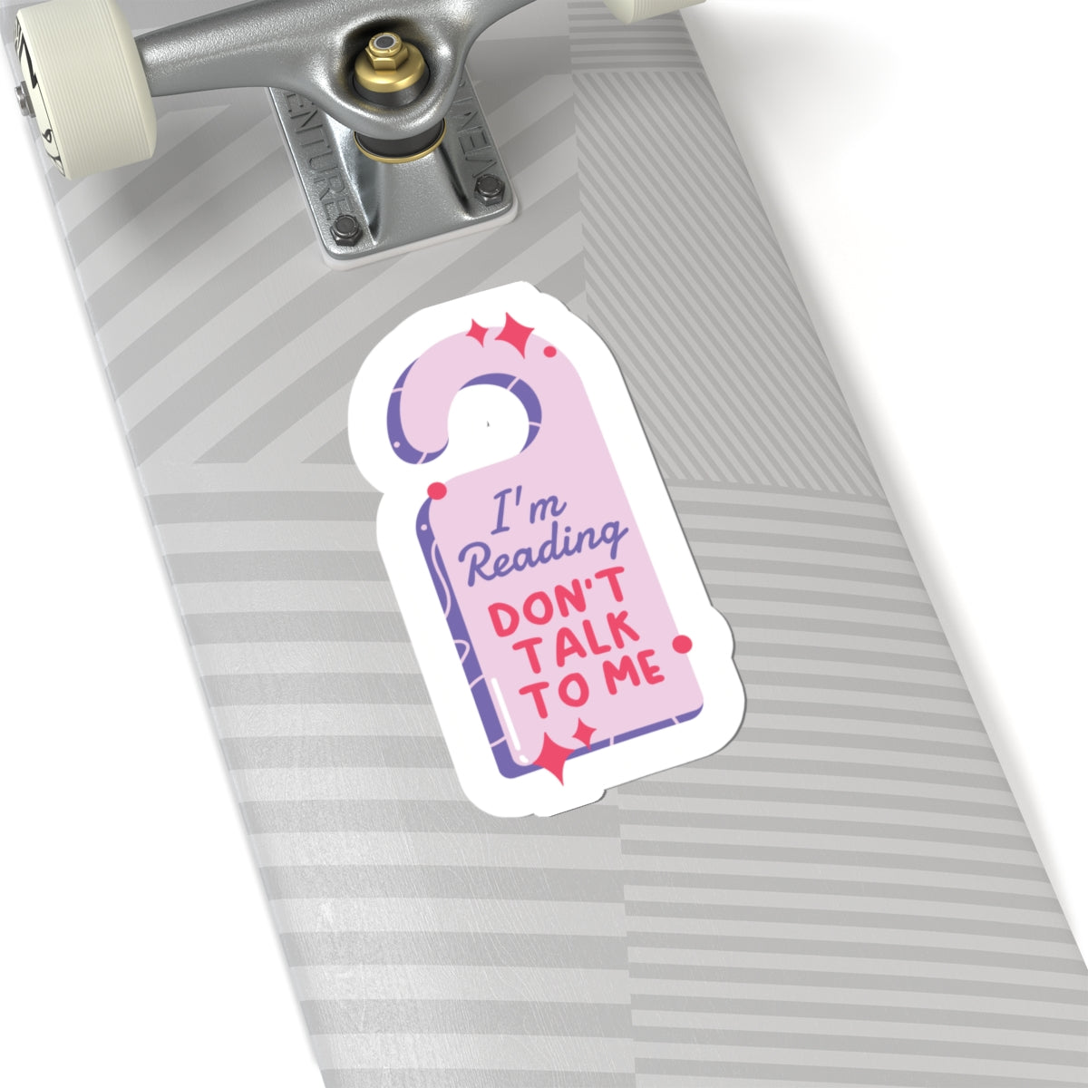 Reading Door Hanger Sticker