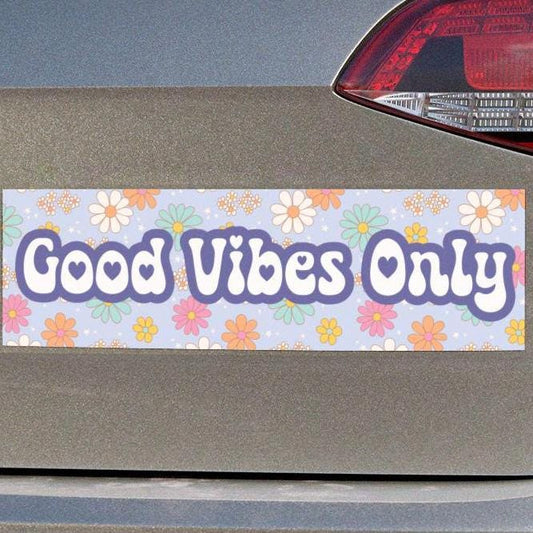 Good Vibes Only Car Magnet