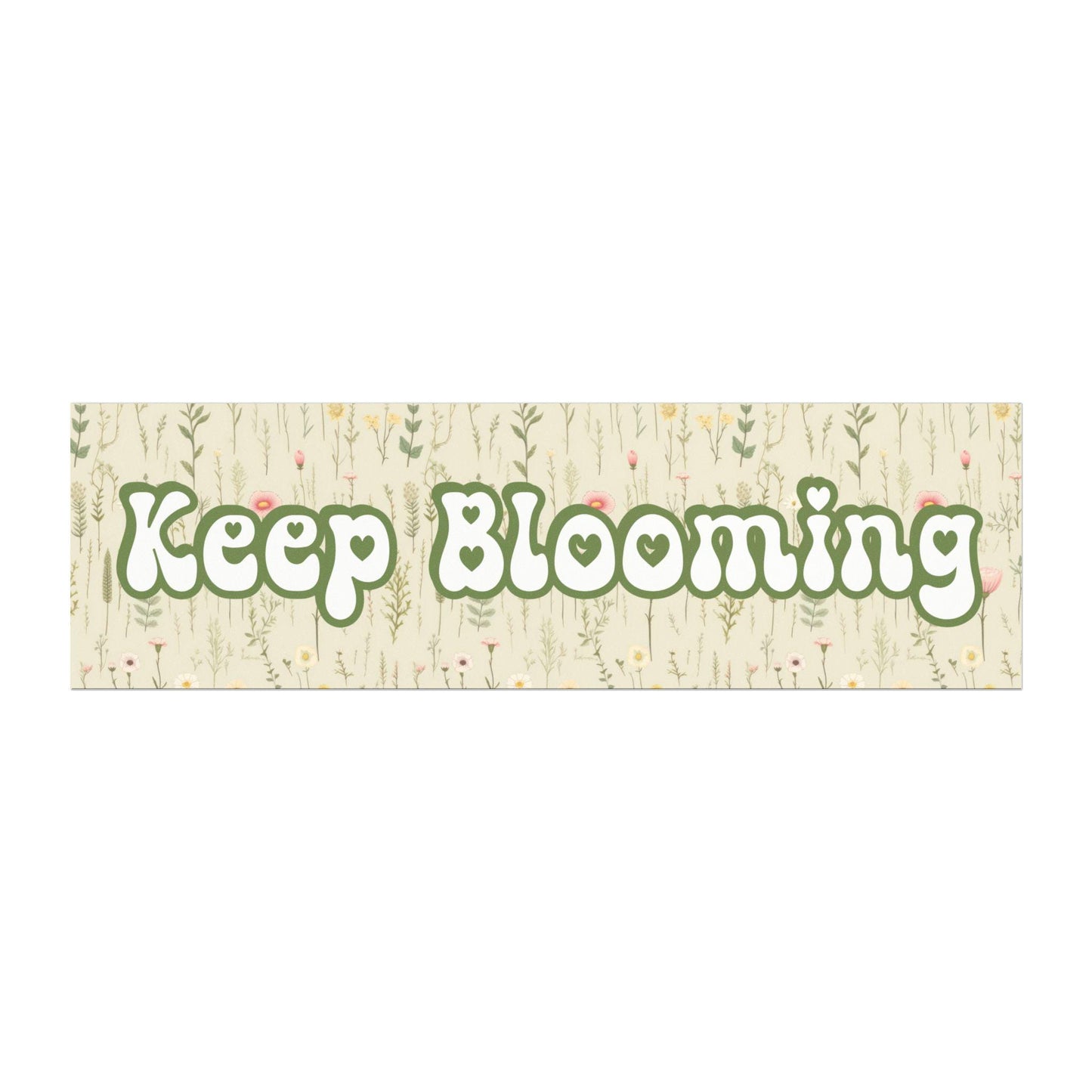 Keep Blooming Car Magnet