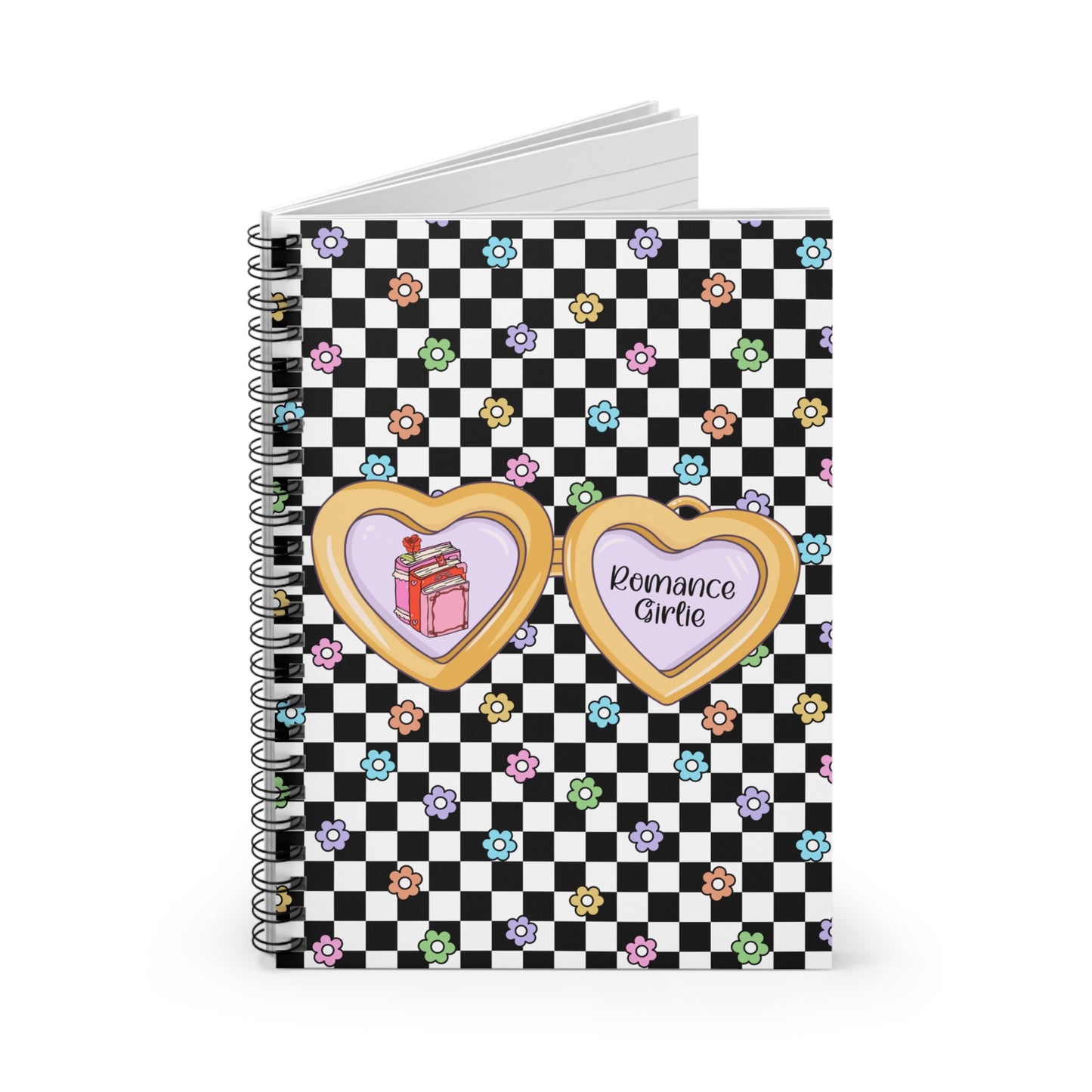 Romance Girlie Spiral Notebook - Ruled Line