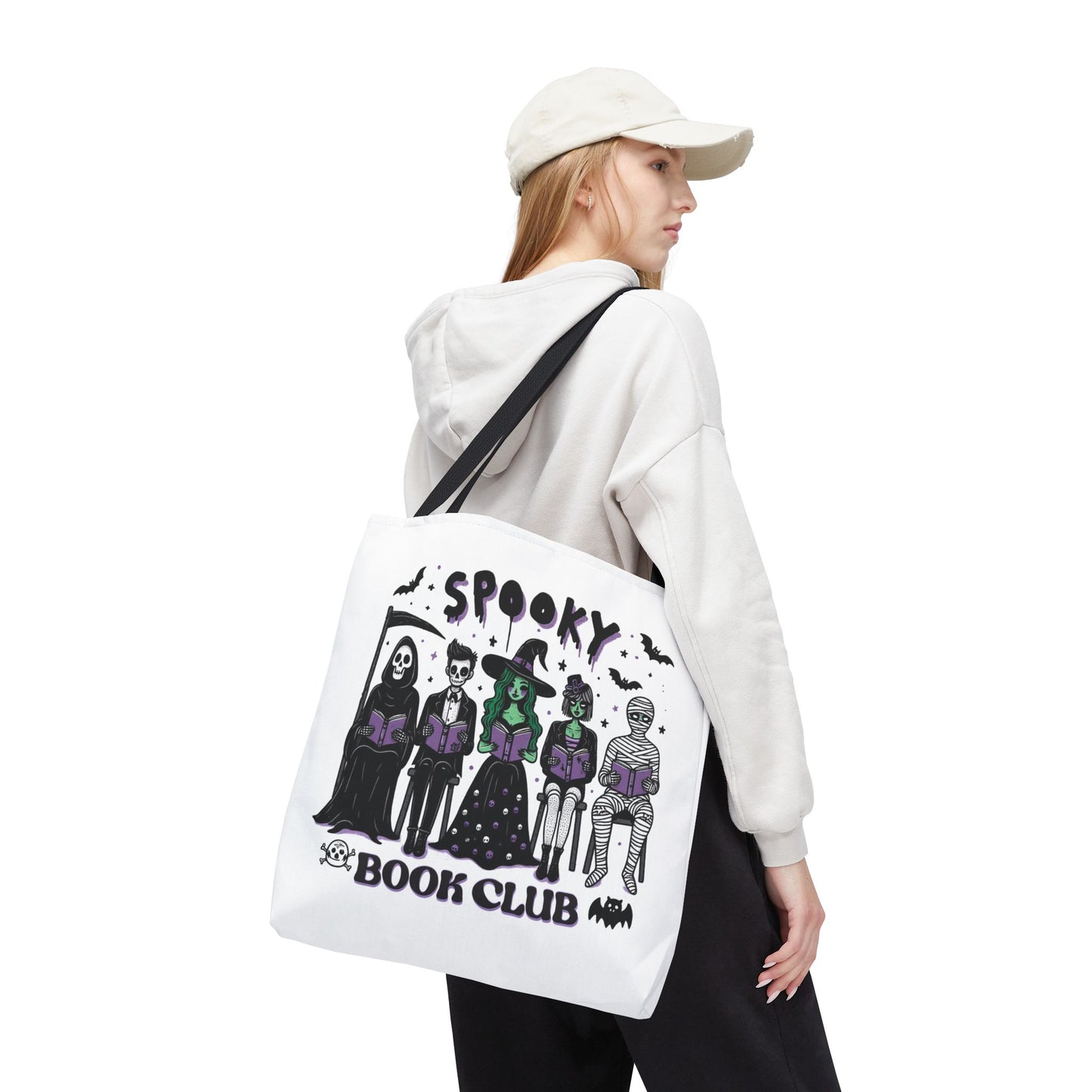 Spooky Book Club Tote Bag