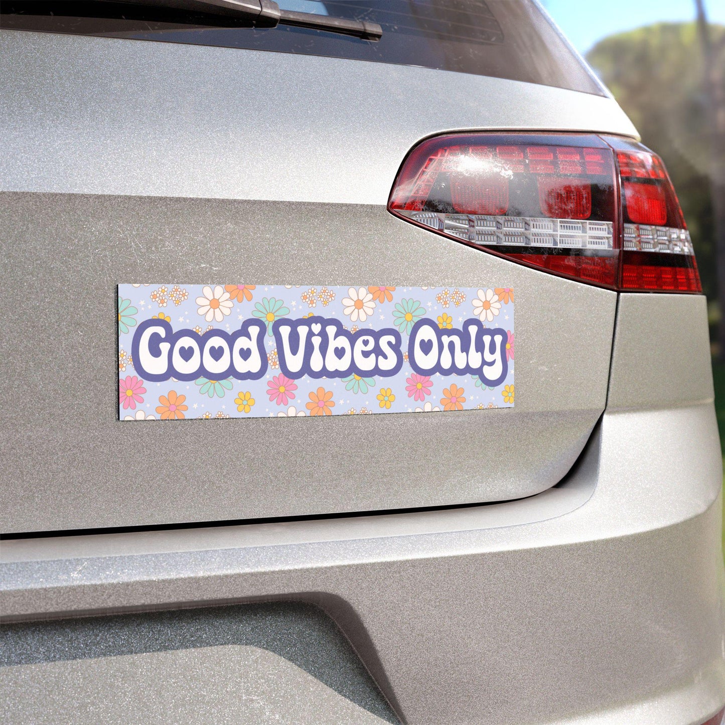 Good Vibes Only Car Magnet