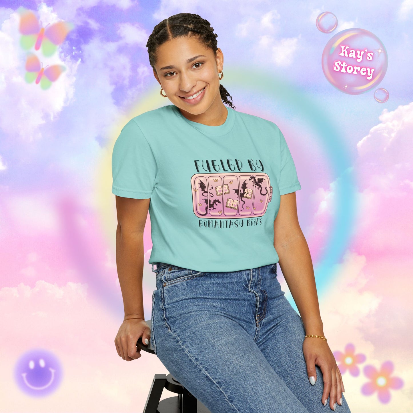 Fueled by Romantasy Books Comfort Colors T-Shirt