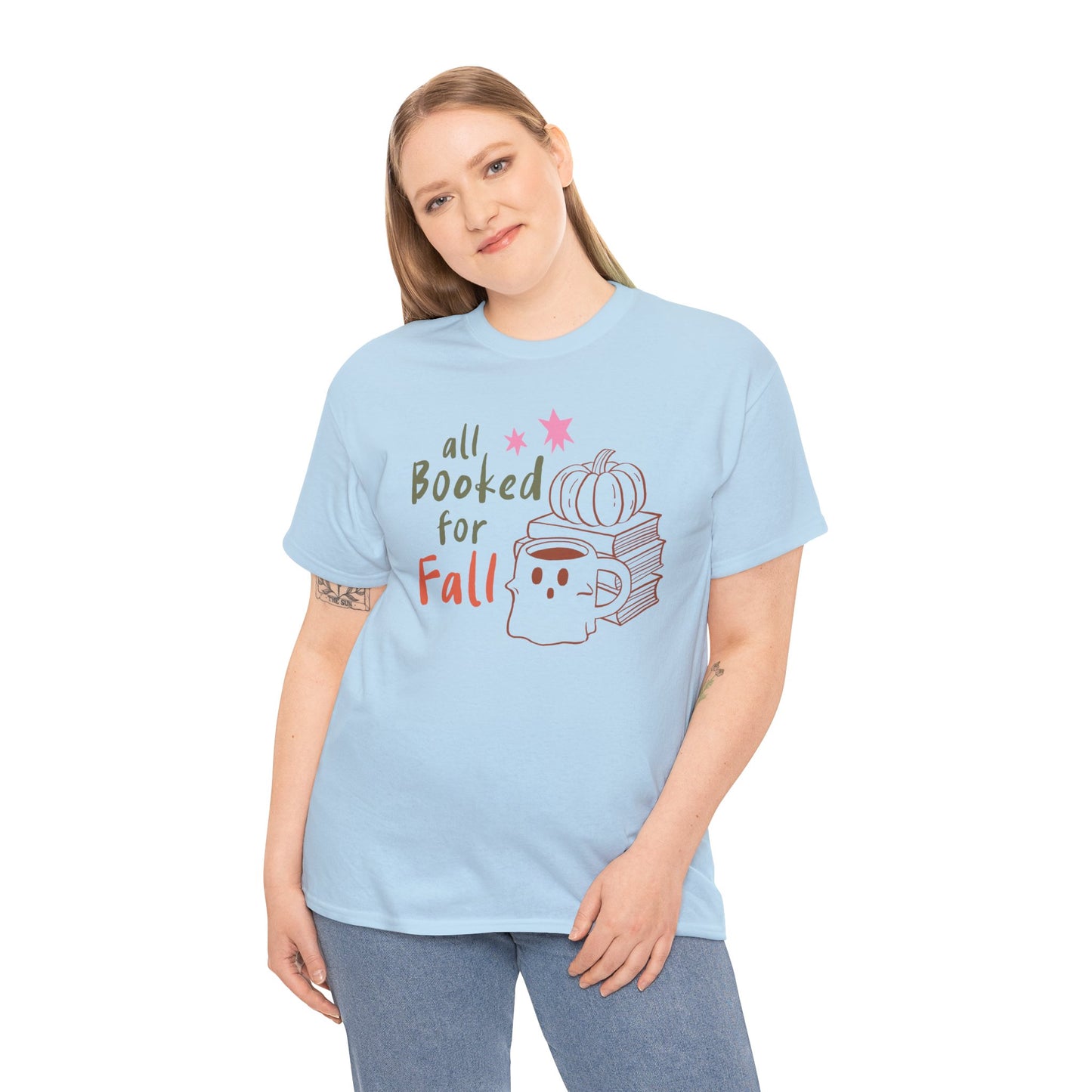 All Booked For Fall Tee - Bookish Gift