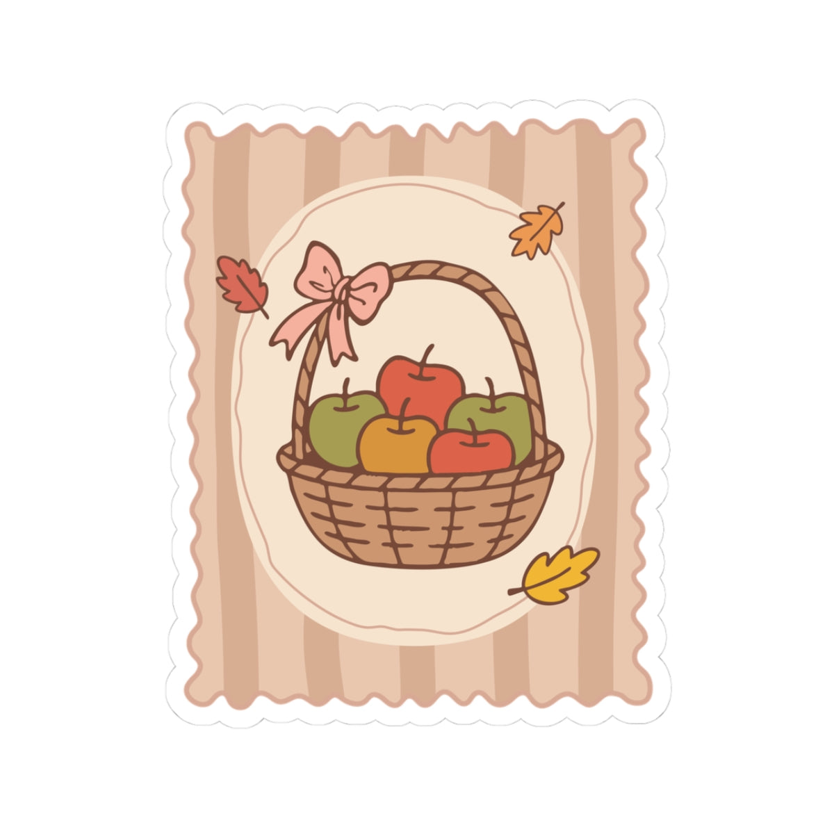 Apple Picking Sticker, Fall Planner Stickers, Book Lover Gifts, Autumn Sticker, Cozy Accessories, Seasonal Sticker