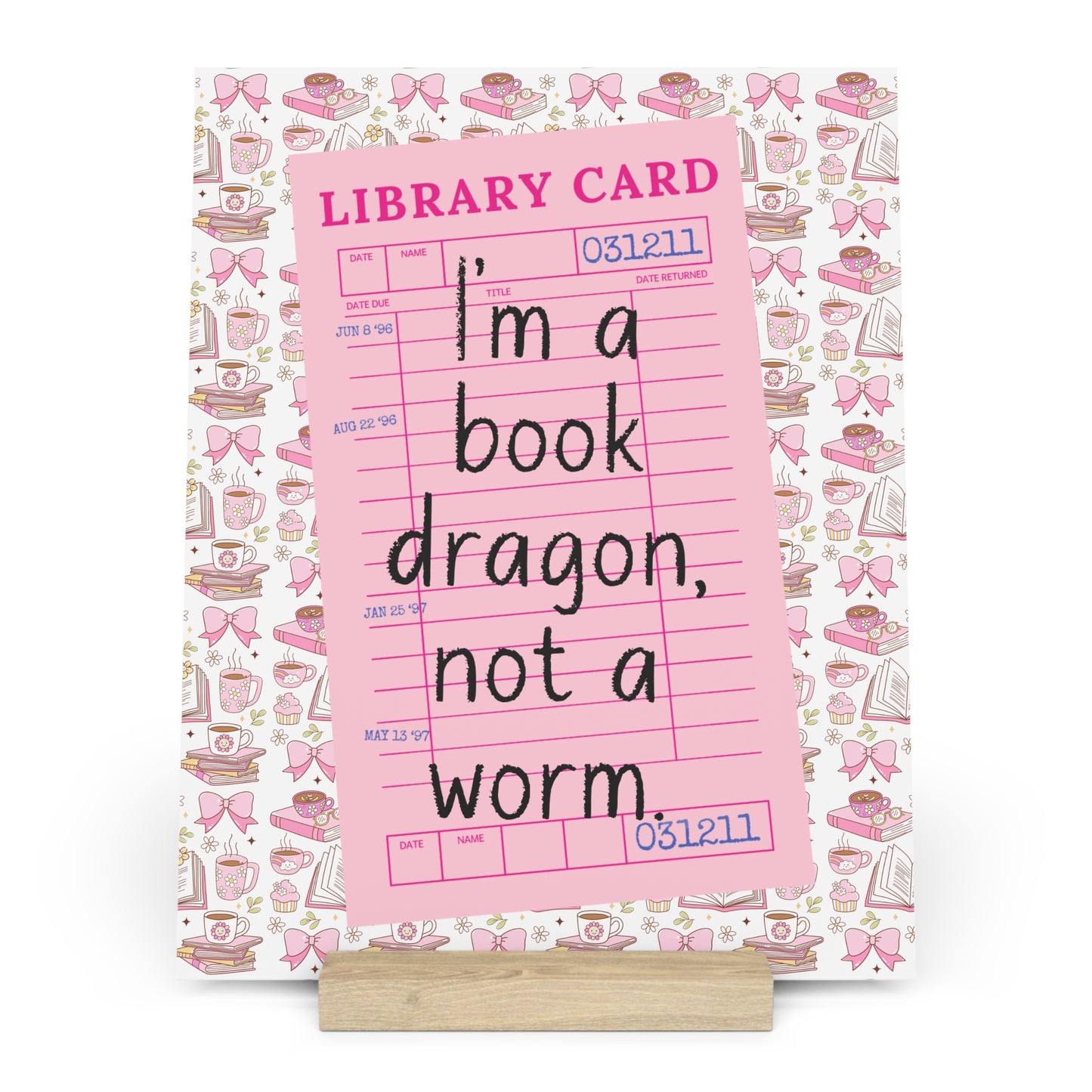 Book Dragon Bookshelf Decor with Stand