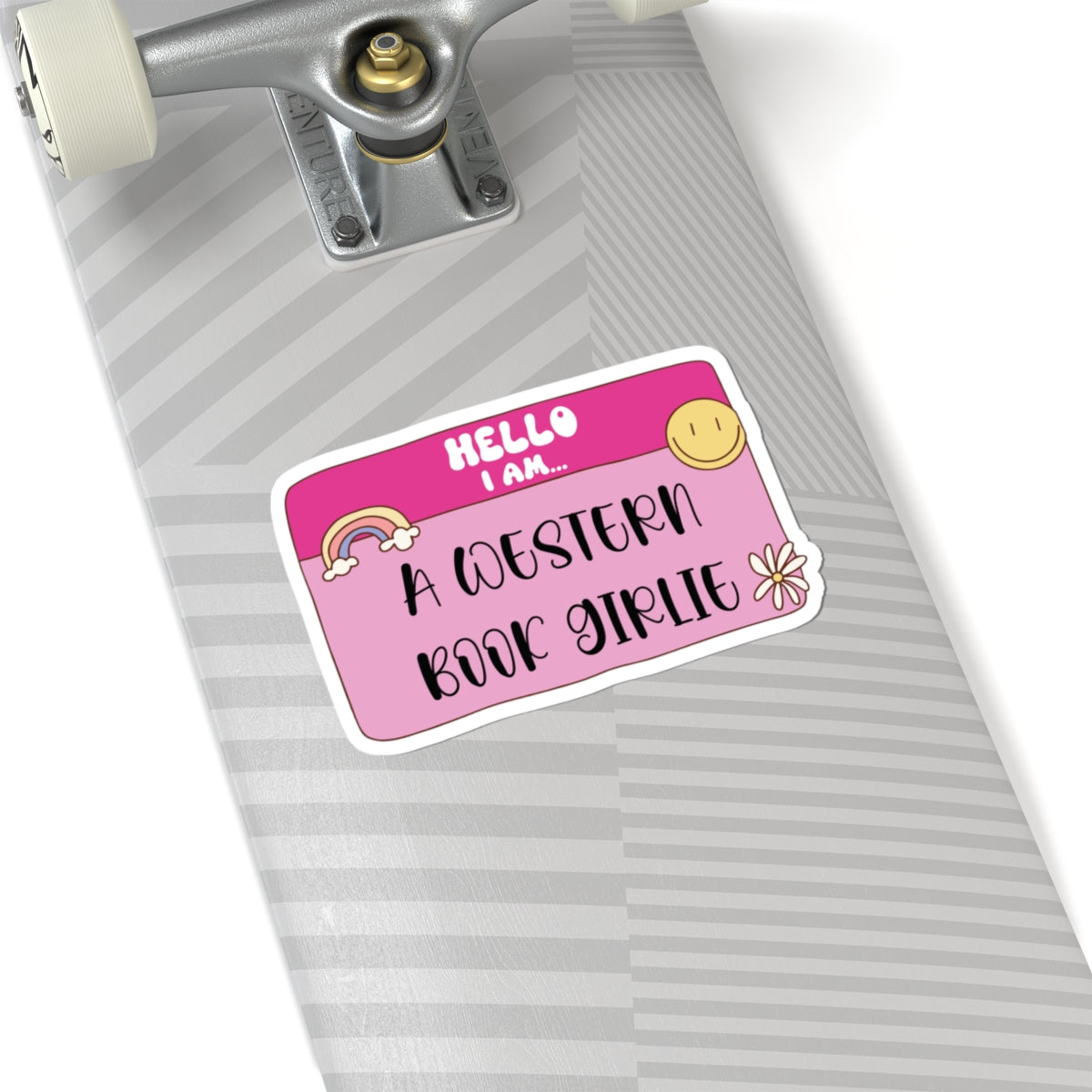 Western Book Girlie Sticker