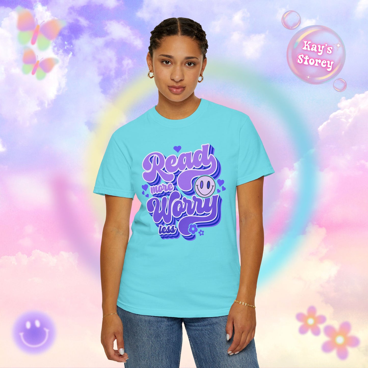 Read More, Worry Less Comfort Colors T-Shirt