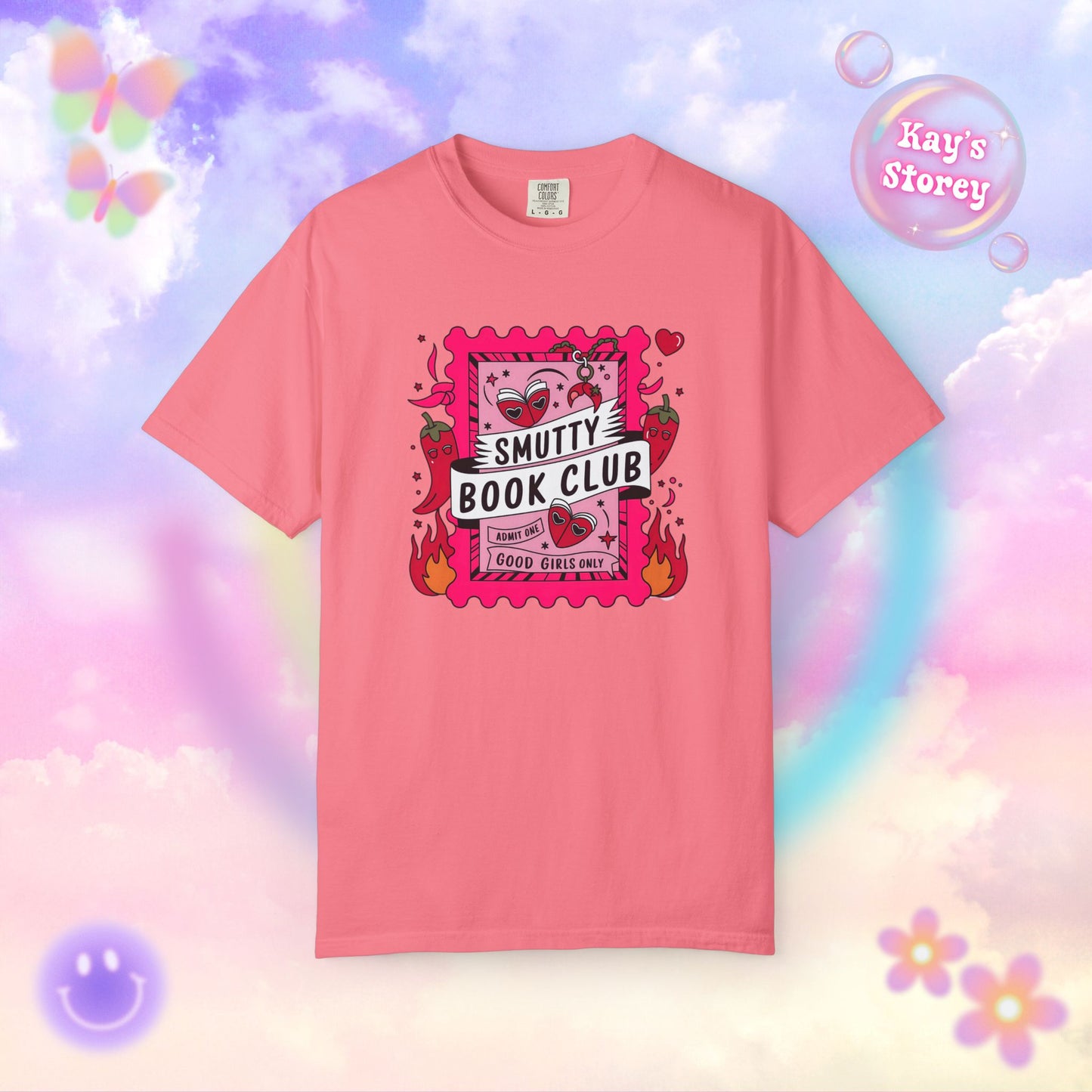 Smutty Book Club Comfort Colors T-Shirt