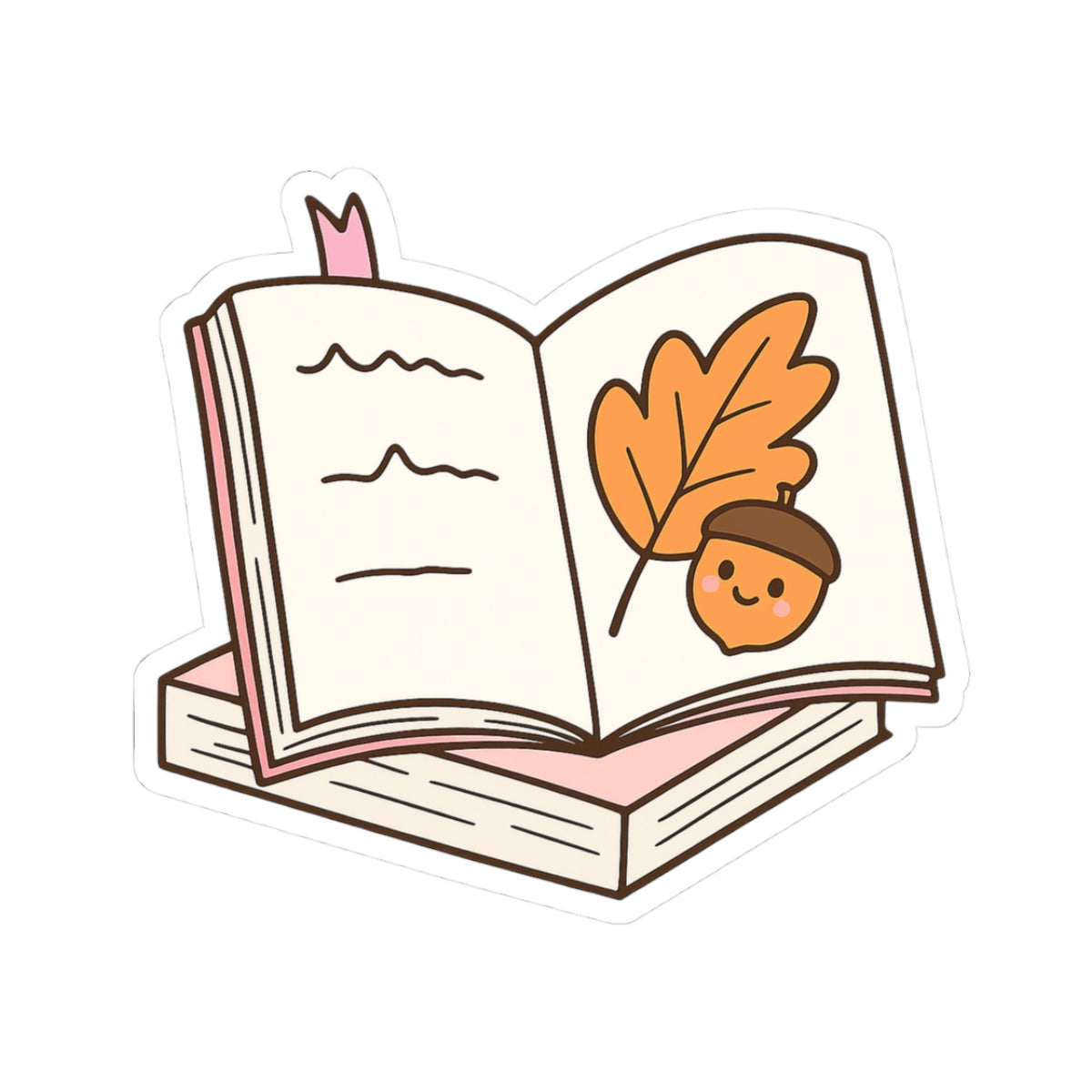 Autumn Book Stack Stickers, Fall Reading Planner Stickers, Book Lover Gifts, Bookworm Decals, Cozy Reading Accessories, Seasonal