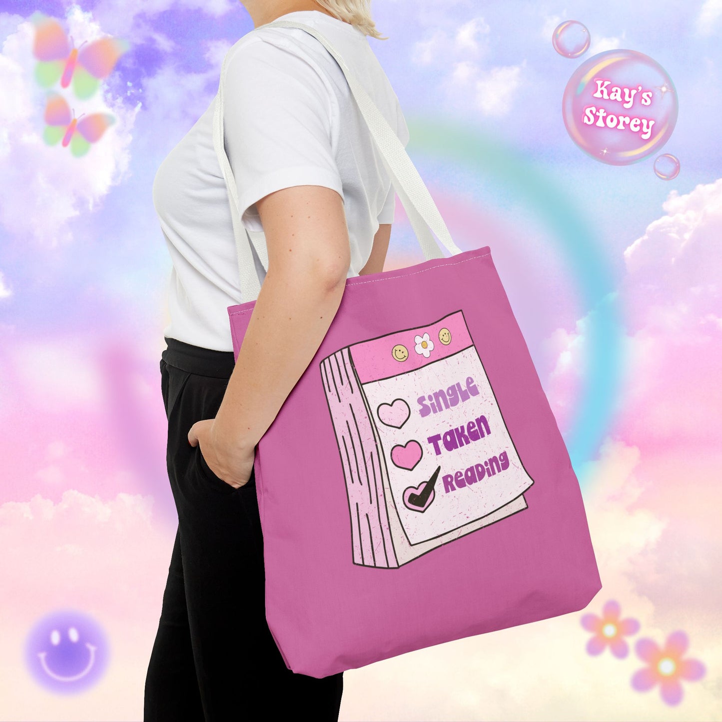 Single-Taken-Reading Tote Bag