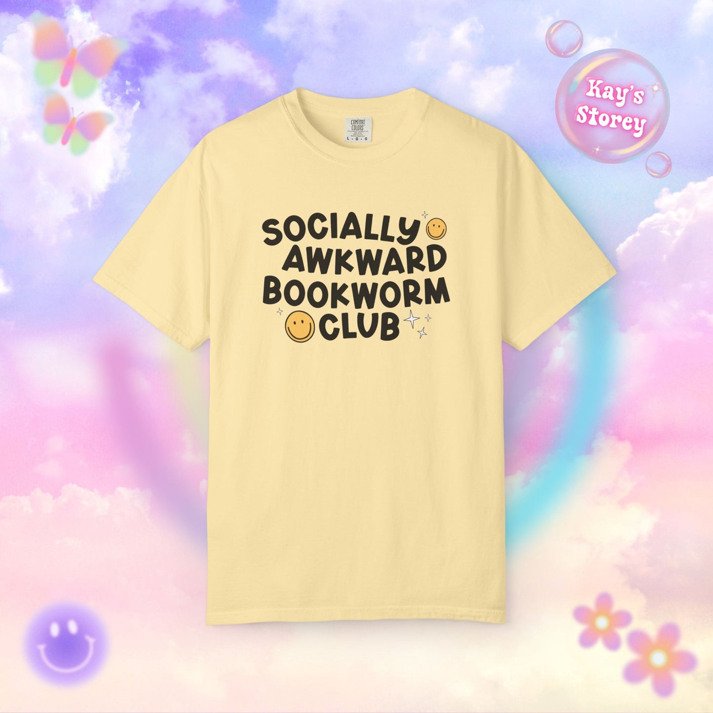 Socially Awkward Bookworm Club Comfort Colors T-Shirt