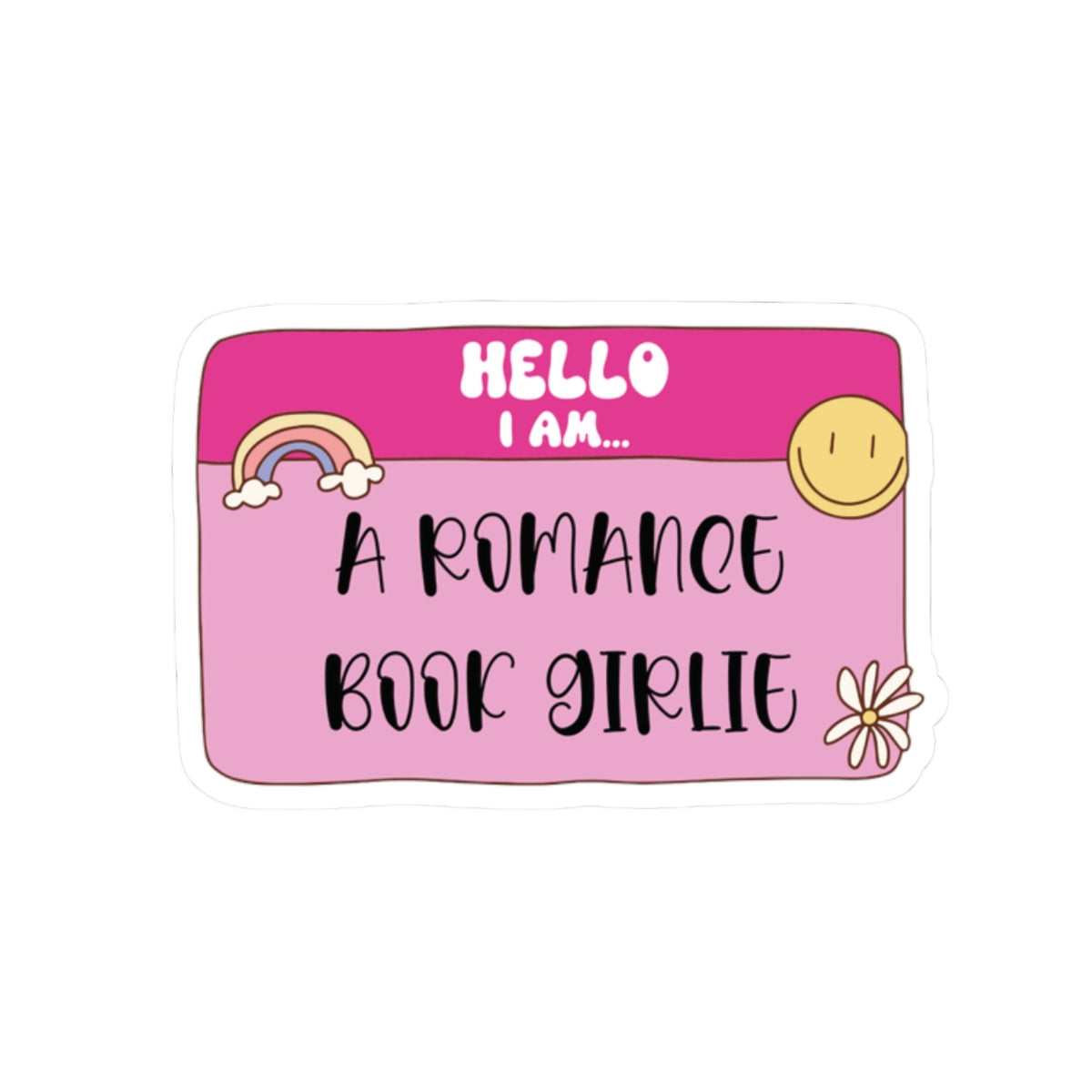 Romance Book Girlie Sticker