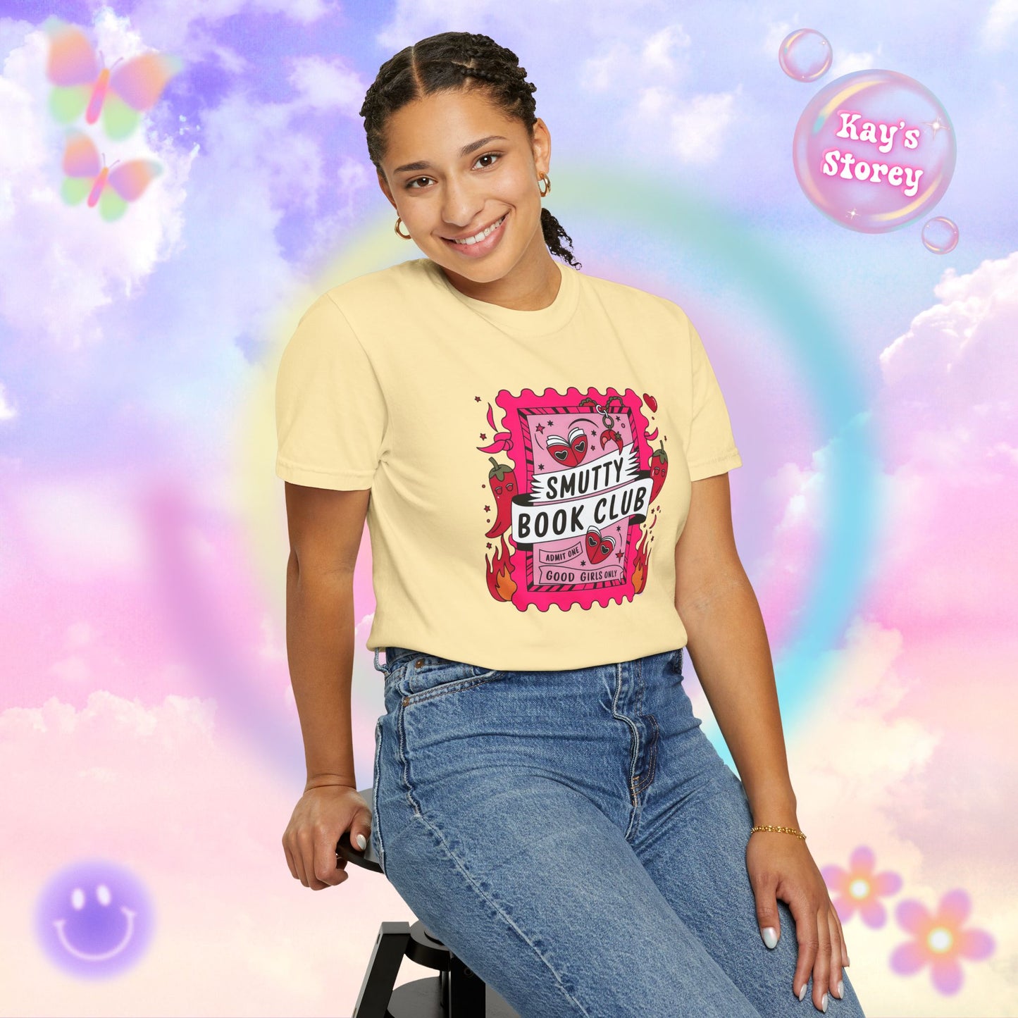 Smutty Book Club Comfort Colors T-Shirt