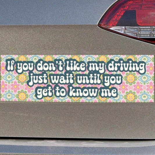 Just Wait Car Magnet