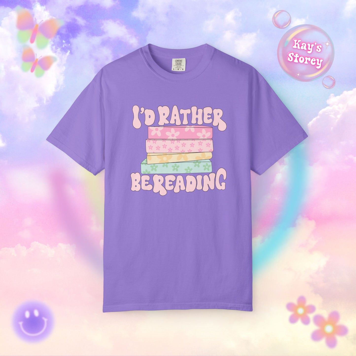 I'd Rather Be Reading Comfort Colors T-Shirt