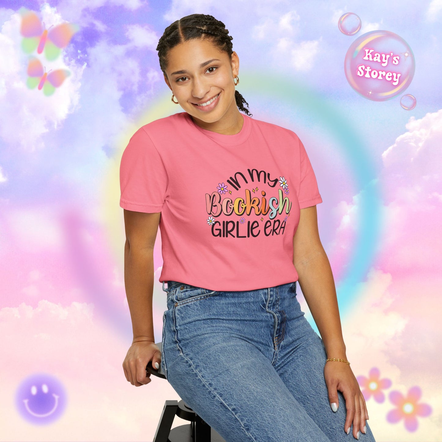 Bookish Girlie Era Comfort Colors T-Shirt