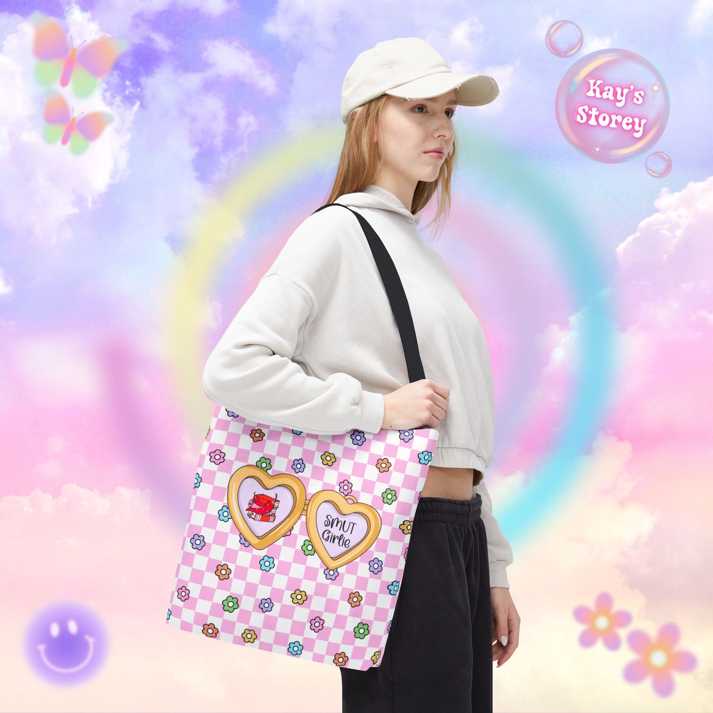 Pink Smut Girlie Tote Bag