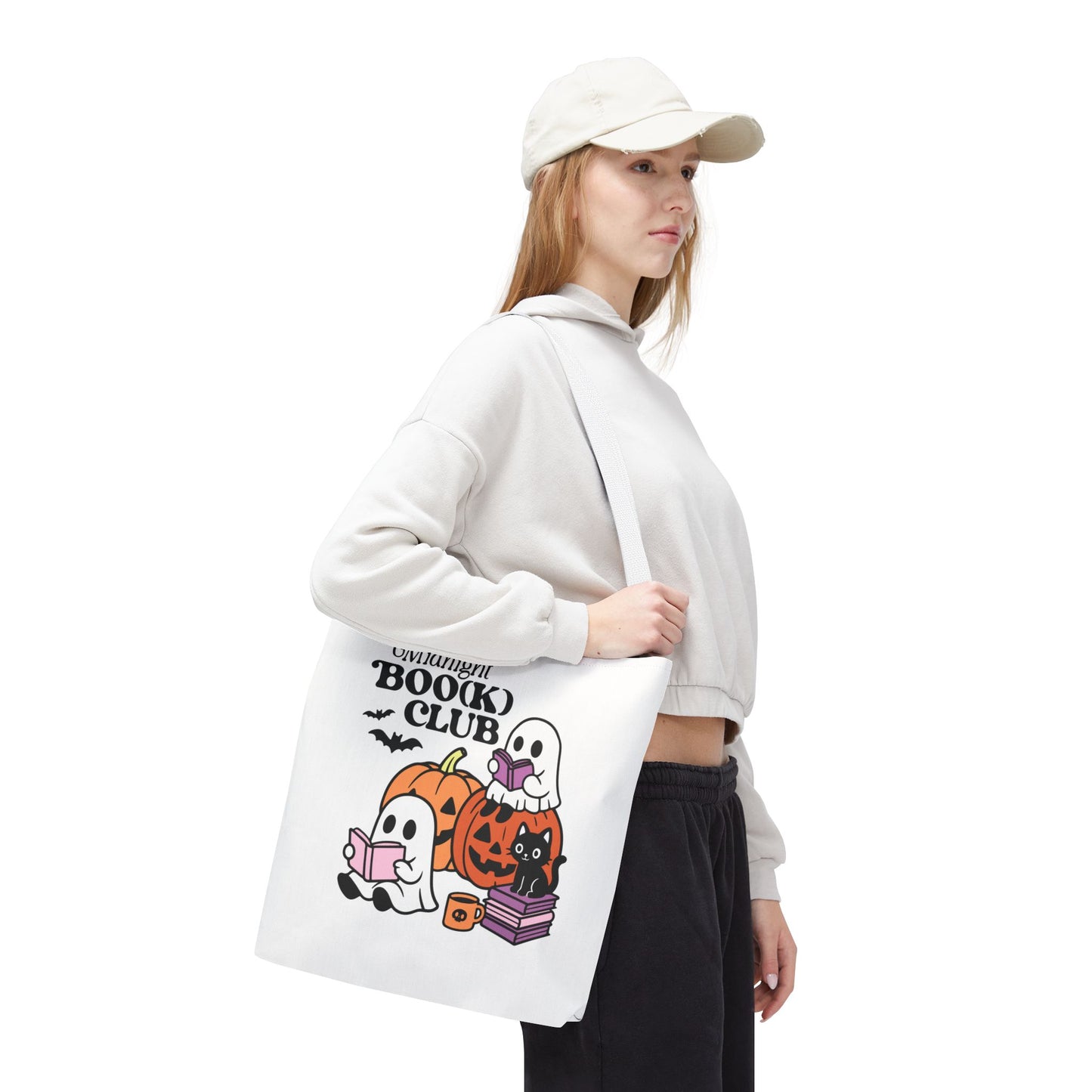 Spooky Season Book Tote Bag