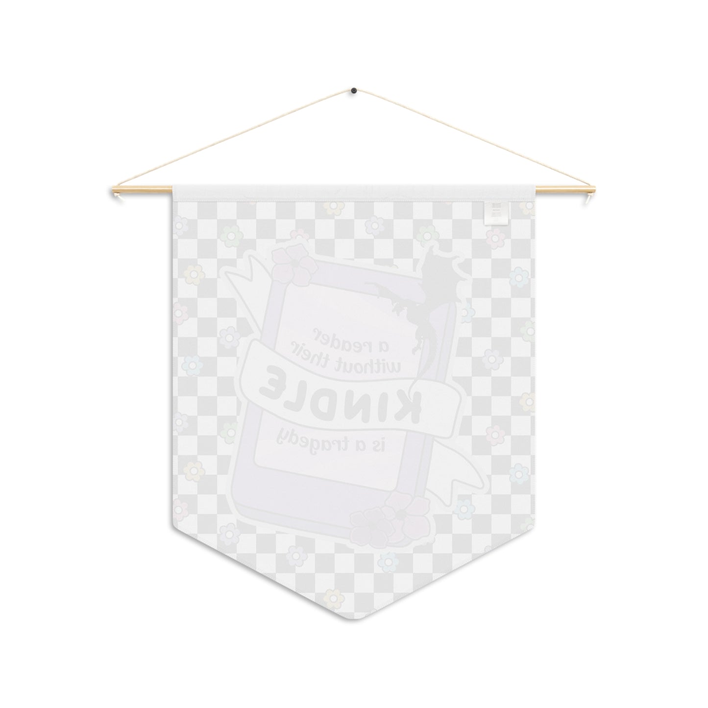Reader Without Their Kindle Pennant