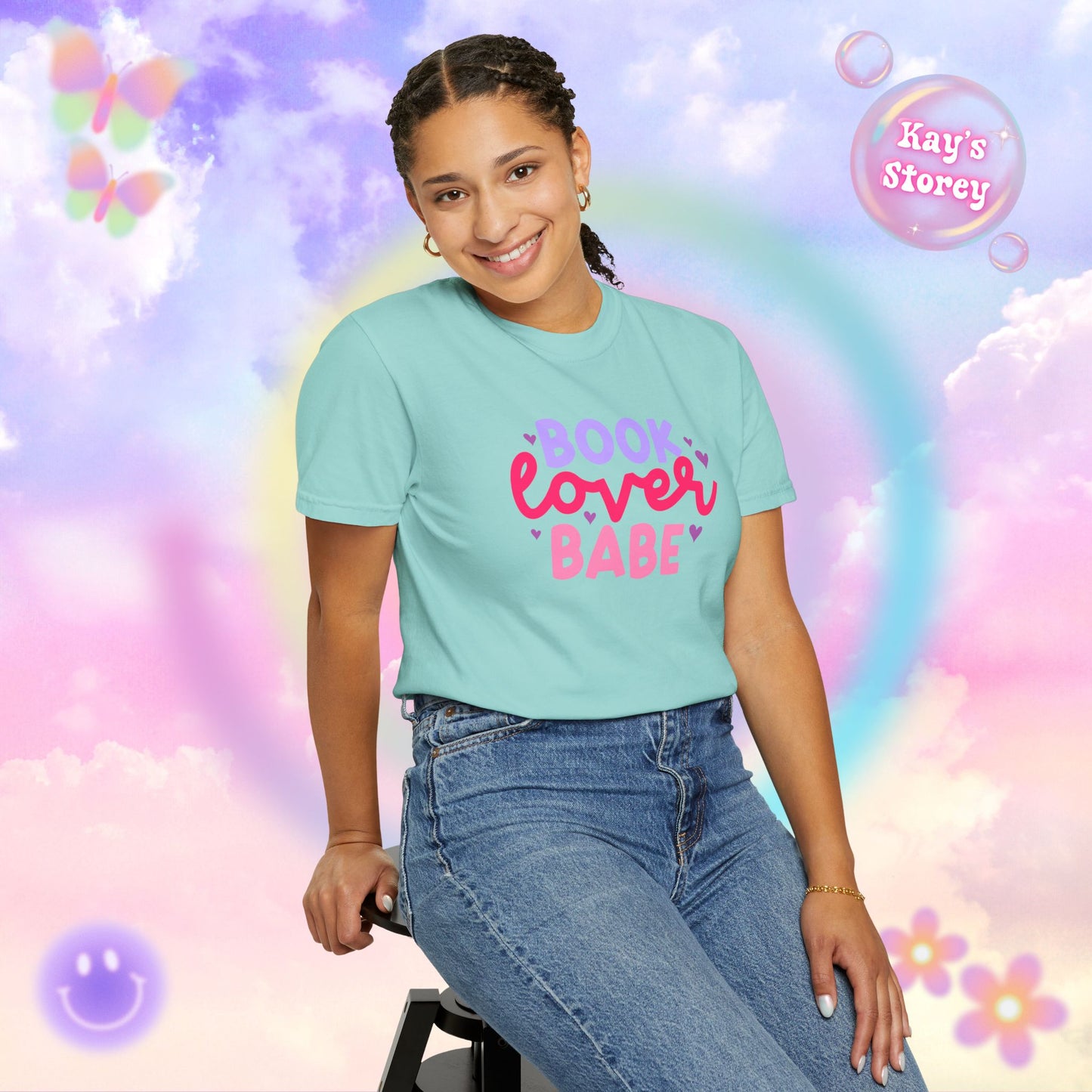 Book Lover Babe Comfort Colors T-Shirt