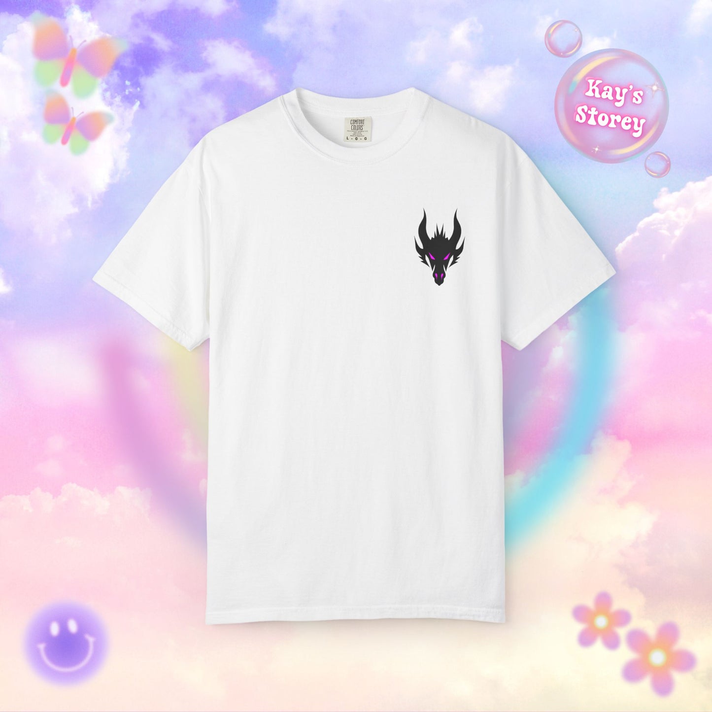 Book Dragon Pink Comfort Colors T-Shirt