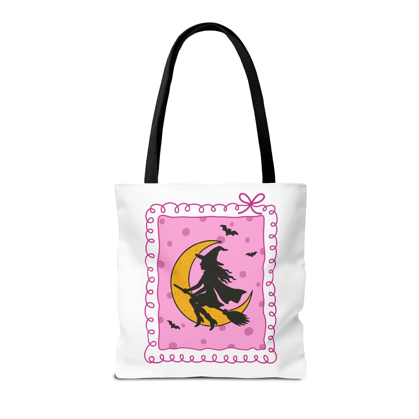 Spooky Season Witch Book Tote Bag