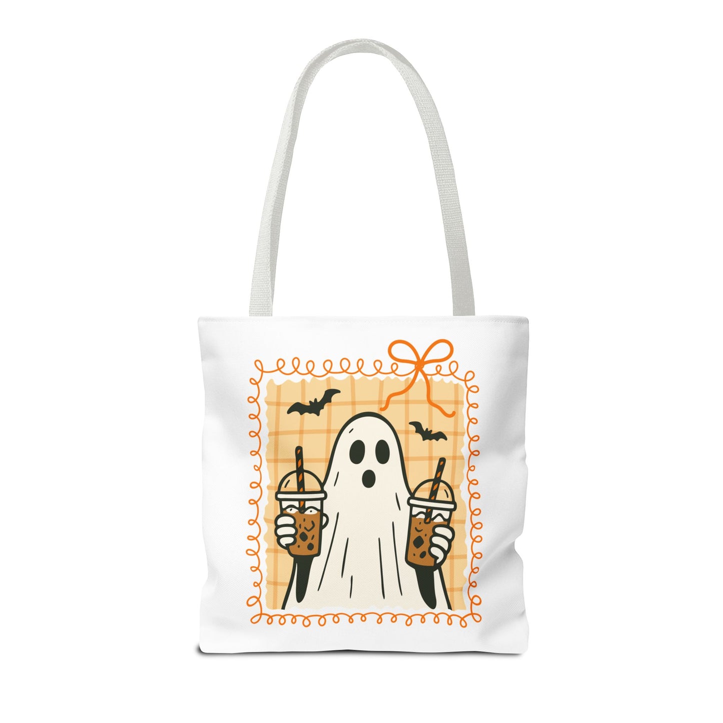 Spooky Season Ghostly Coffee Tote Bag