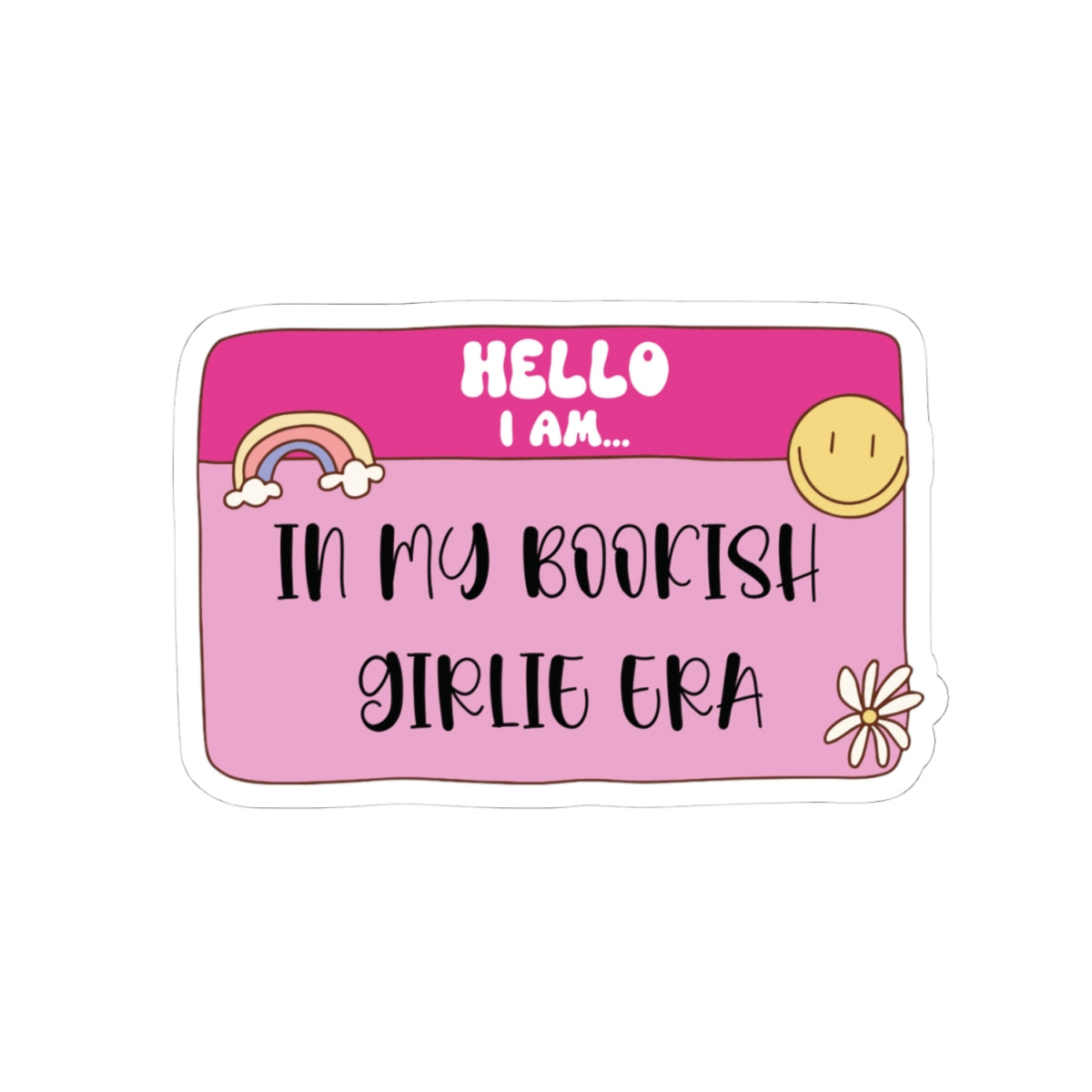 Bookish Girlie Era Sticker