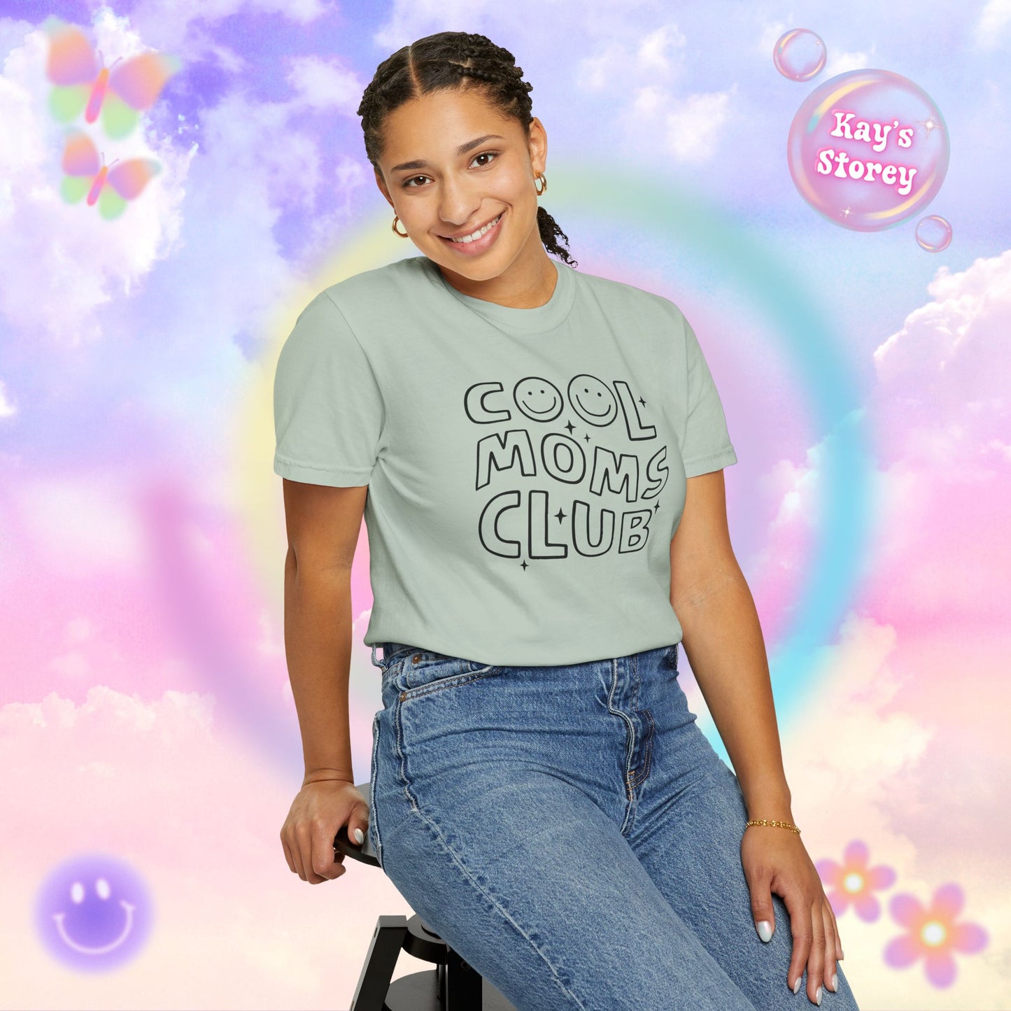 Cool Moms Club Comfort Colors T-Shirt