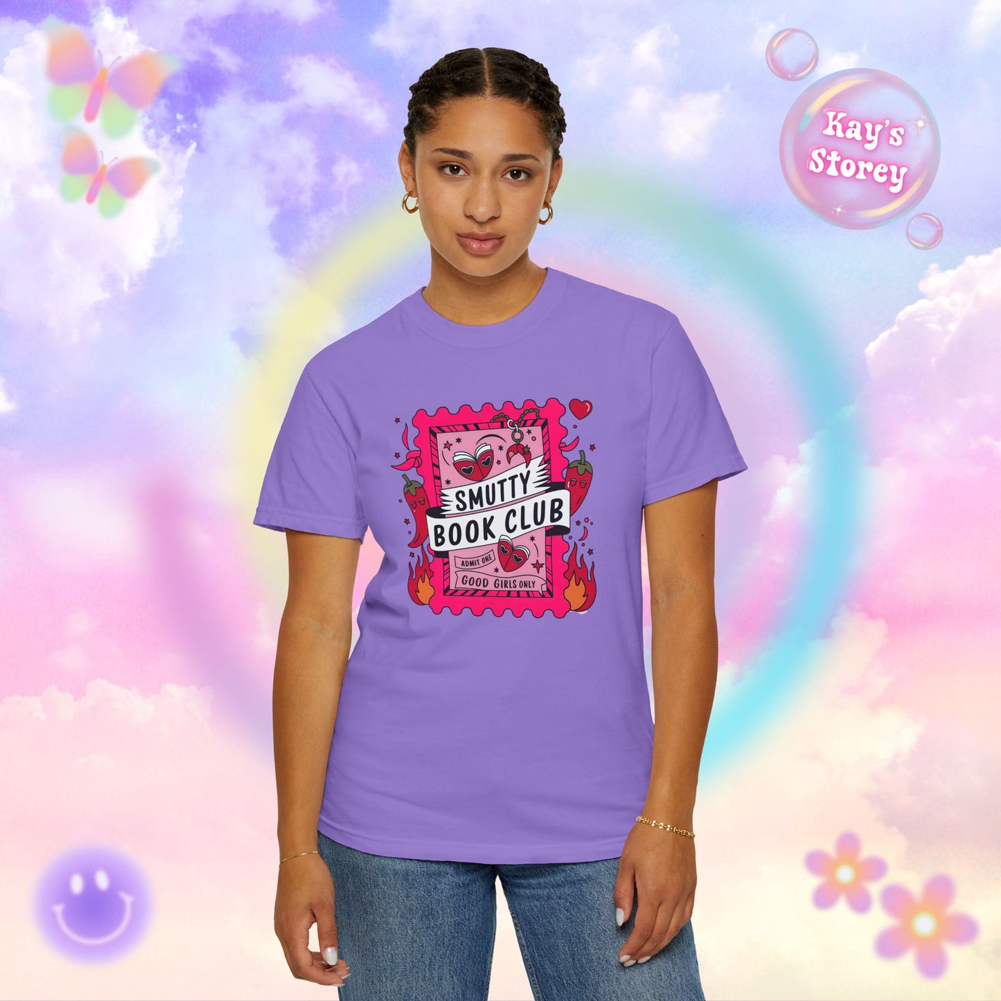 Smutty Book Club Comfort Colors T-Shirt