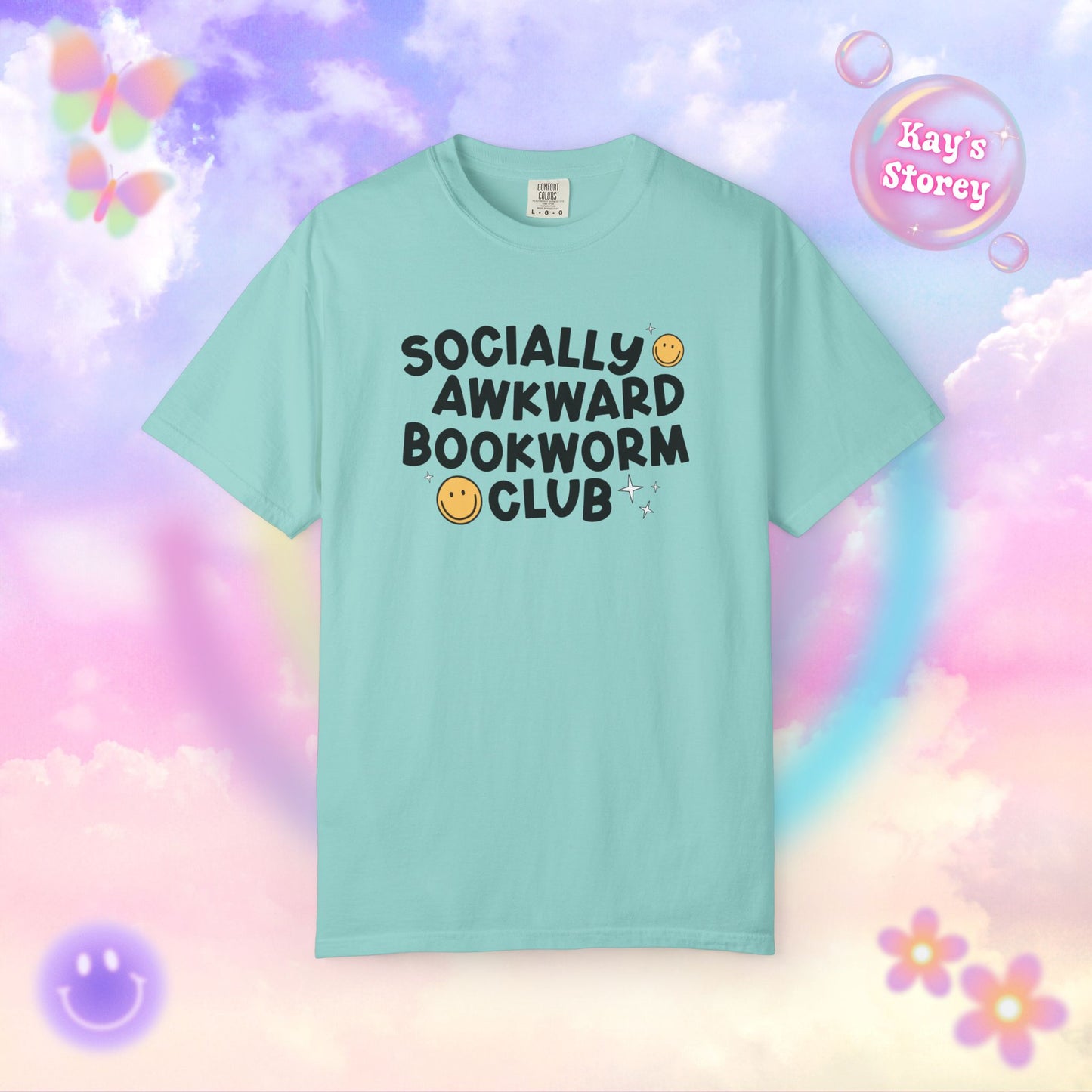 Socially Awkward Bookworm Club Comfort Colors T-Shirt