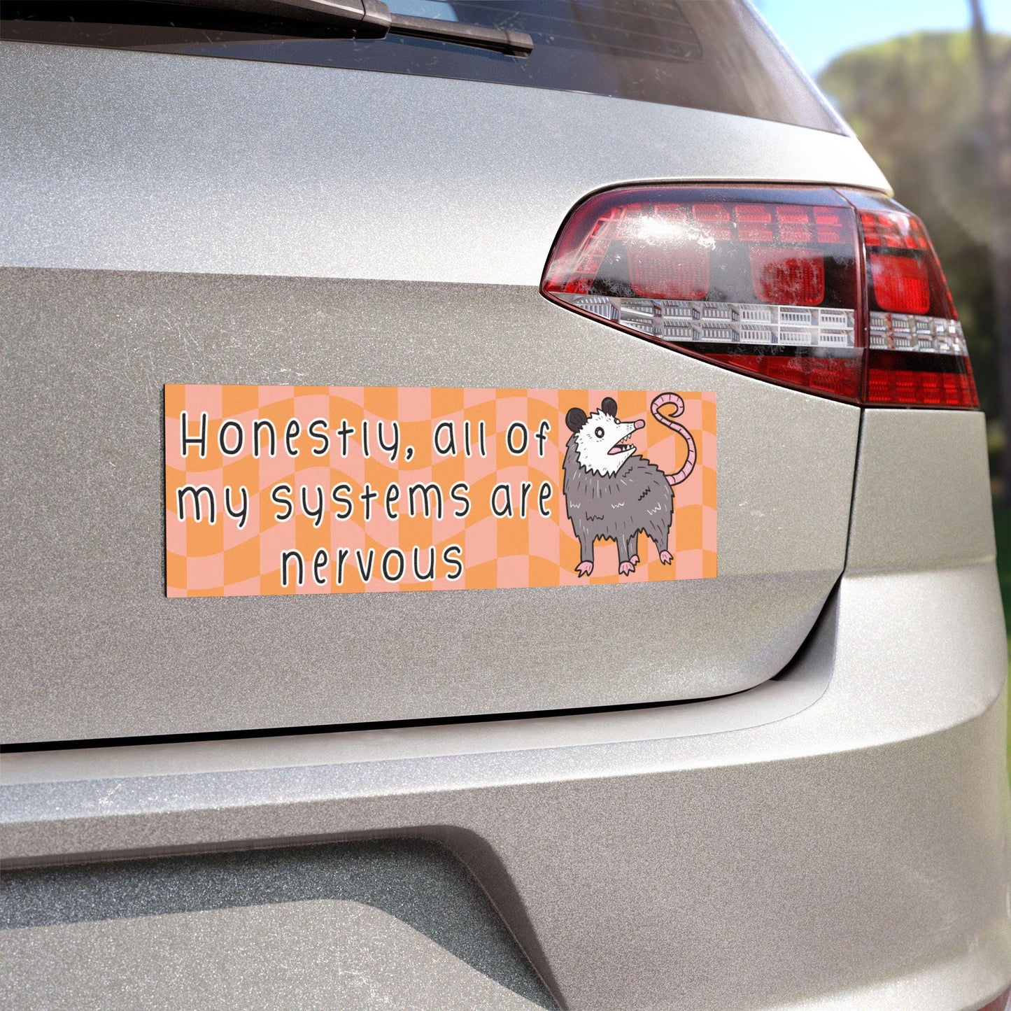 All of my Systems are Nervous Car Magnet