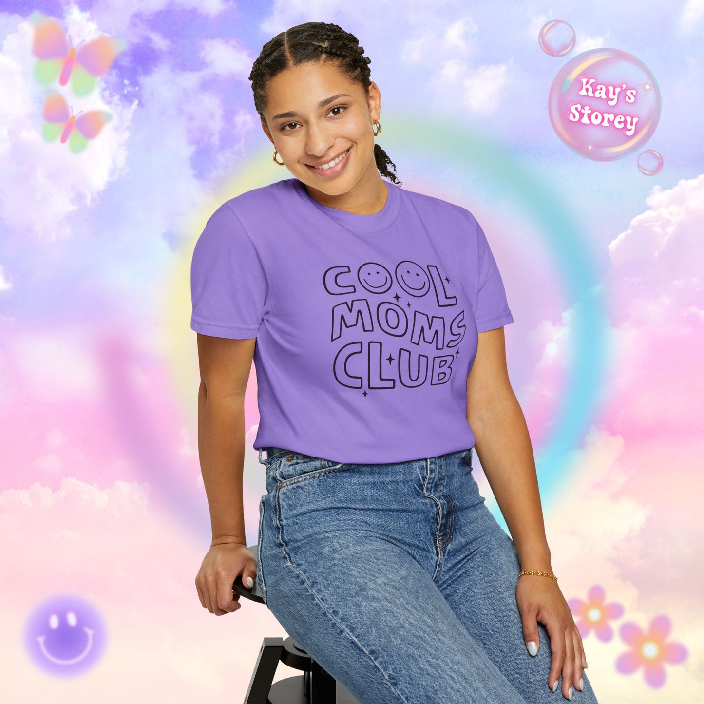 Cool Moms Club Comfort Colors T-Shirt