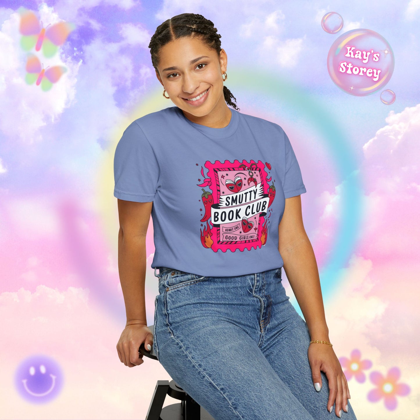 Smutty Book Club Comfort Colors T-Shirt