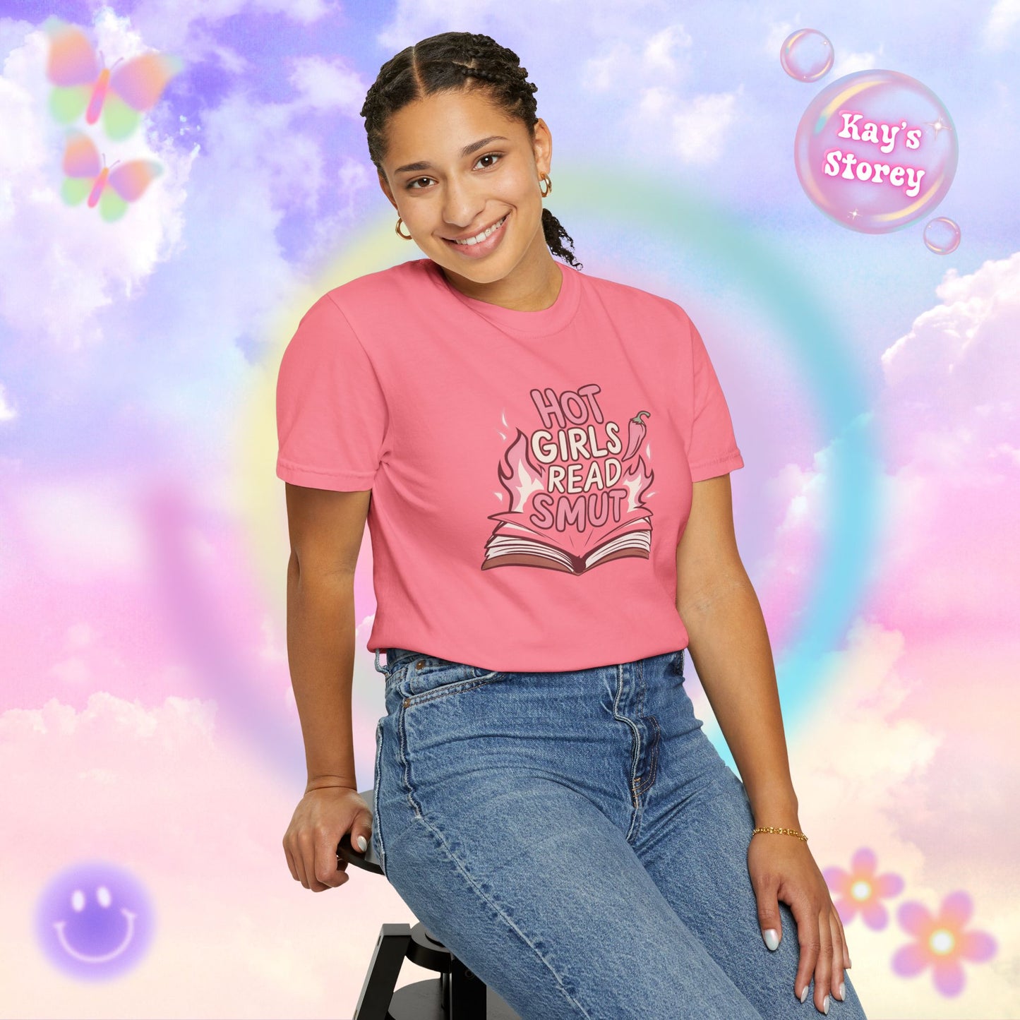 Hot Girls Read Smut 2 Comfort Colors T-Shirt