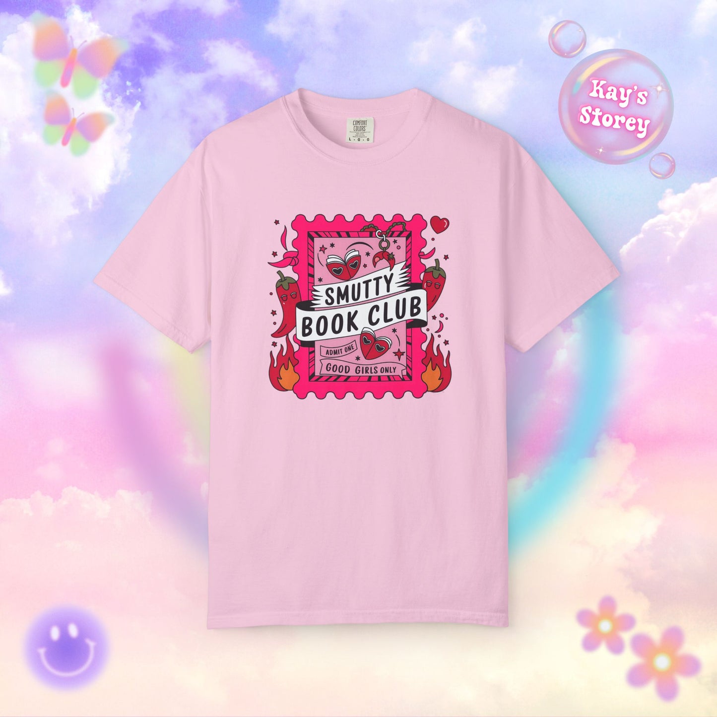 Smutty Book Club Comfort Colors T-Shirt