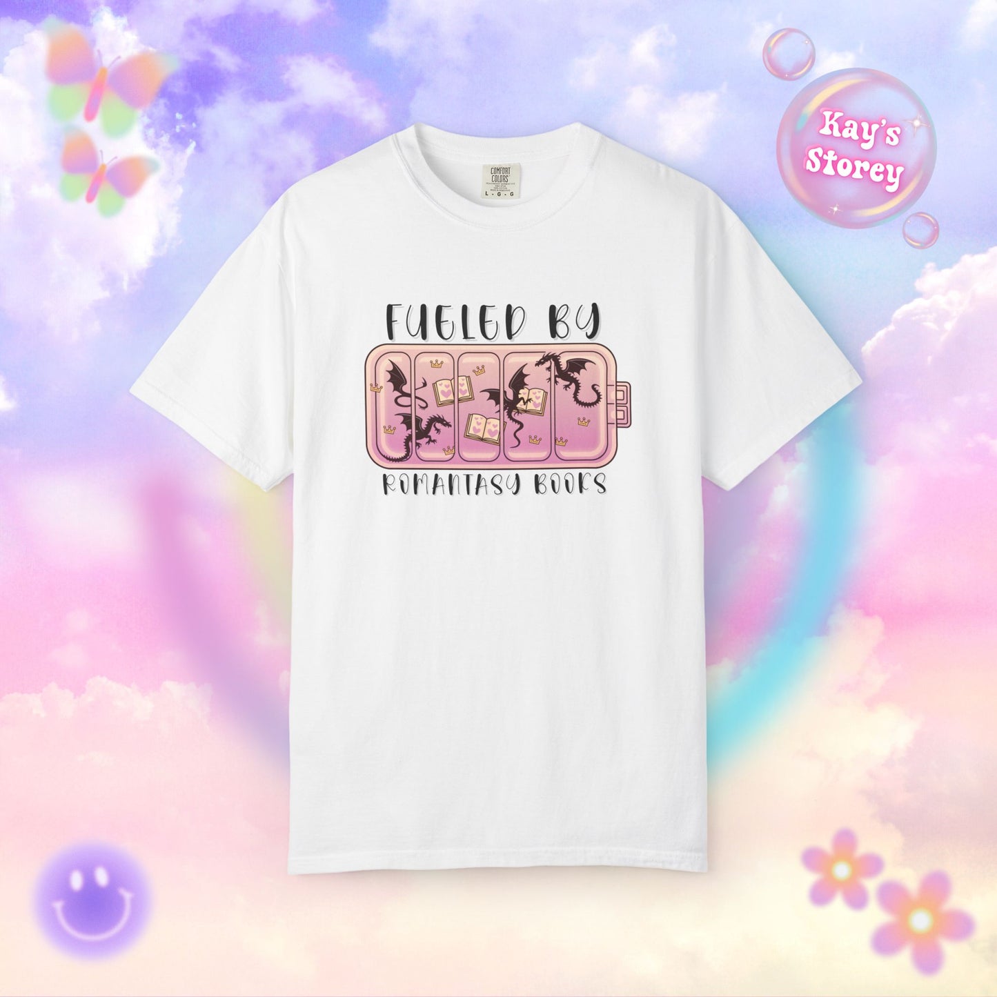 Fueled by Romantasy Books Comfort Colors T-Shirt