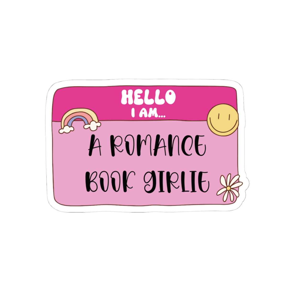 Romance Book Girlie Sticker