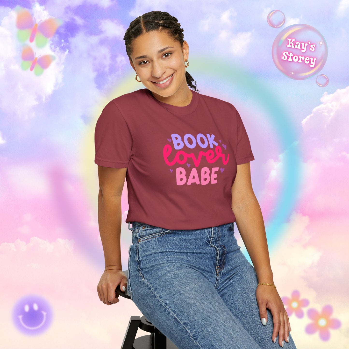 Book Lover Babe Comfort Colors T-Shirt