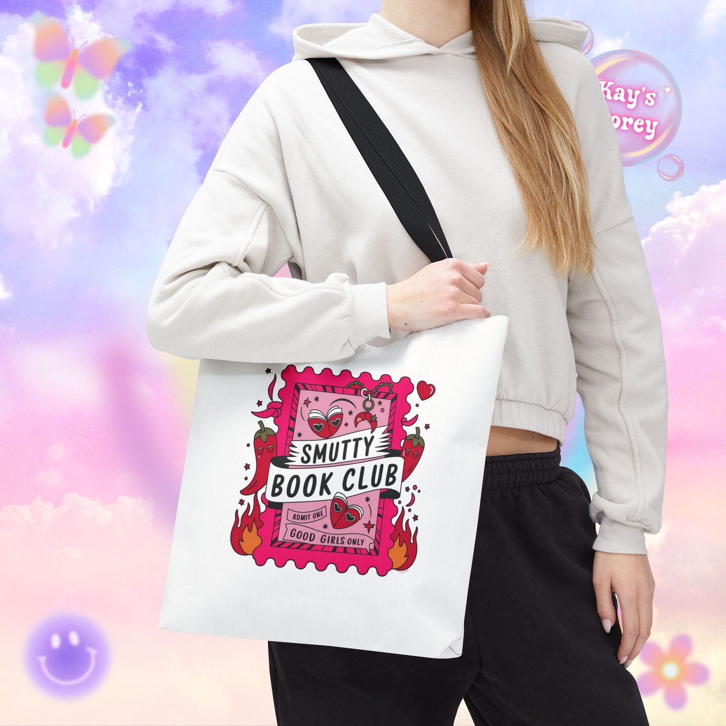 Smutty Book Club Tote Bag